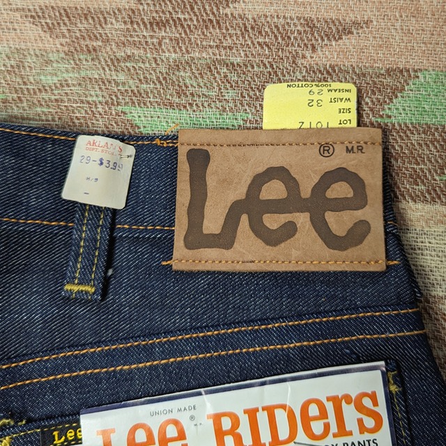 60s Lee 101-Z Denim Jeans （表記W32L29） DEAD-STOCK -2- | Wonder Wear  ヴィンテージ古着ネットショップ