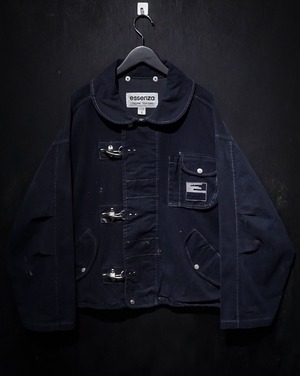 【WEAPON VINTAGE】Fireman Buckle Gimmick Vintage Short Jacket