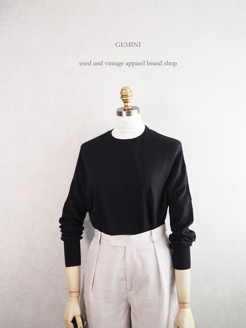 2020/ GEMINI(ゲミニ) 天竺クルーネックプルオーバー