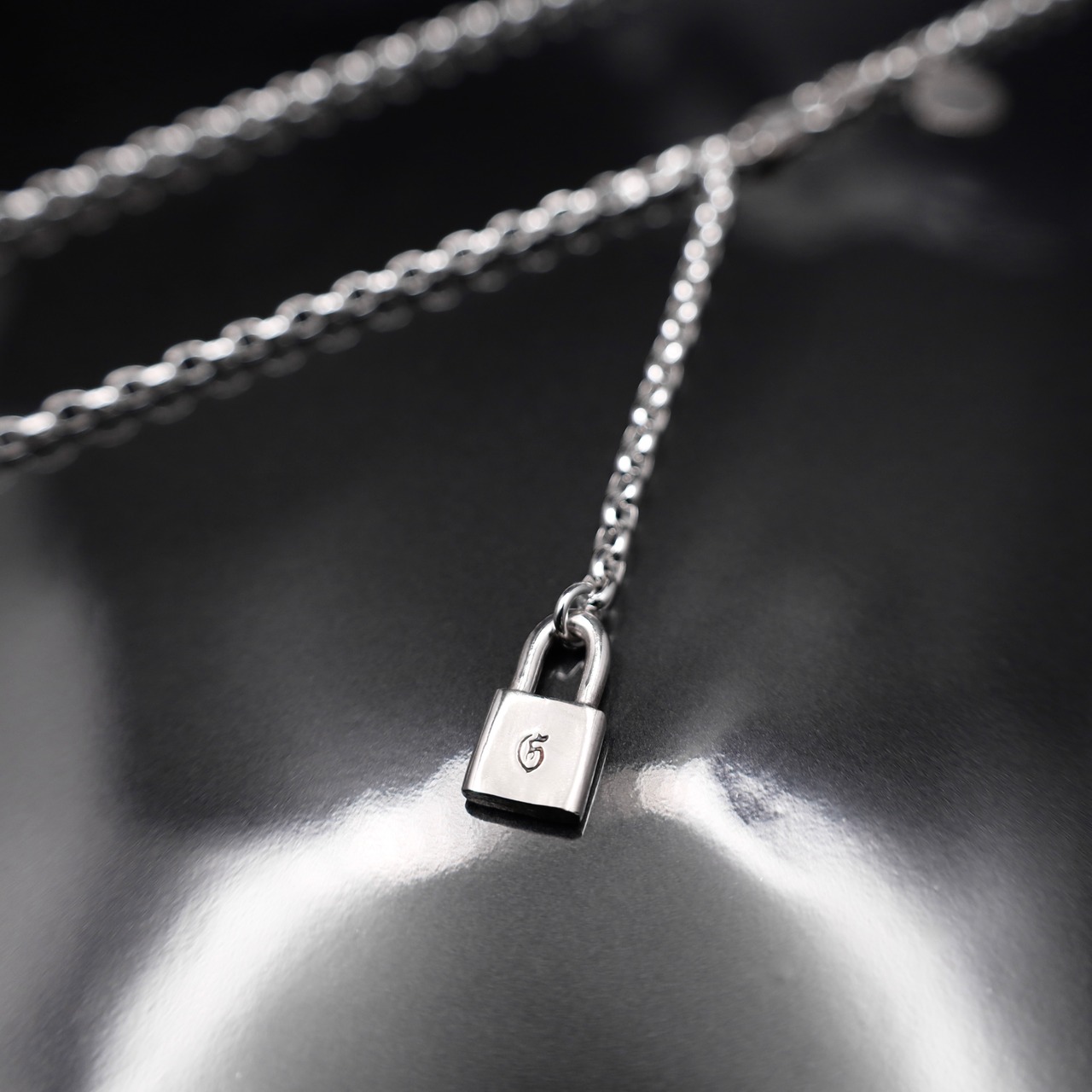 SNAKE HORSESHOE #1 NECKLACE with GODSIZE® I.D. TAG / スネークホースシュー#1 ネックレス ゴッドサイズ® I.D.タグ