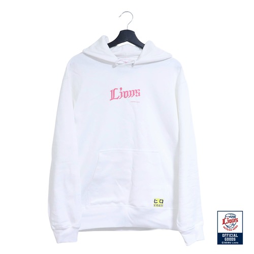 ライオンズ　プルオーバーパーカー　白 画像