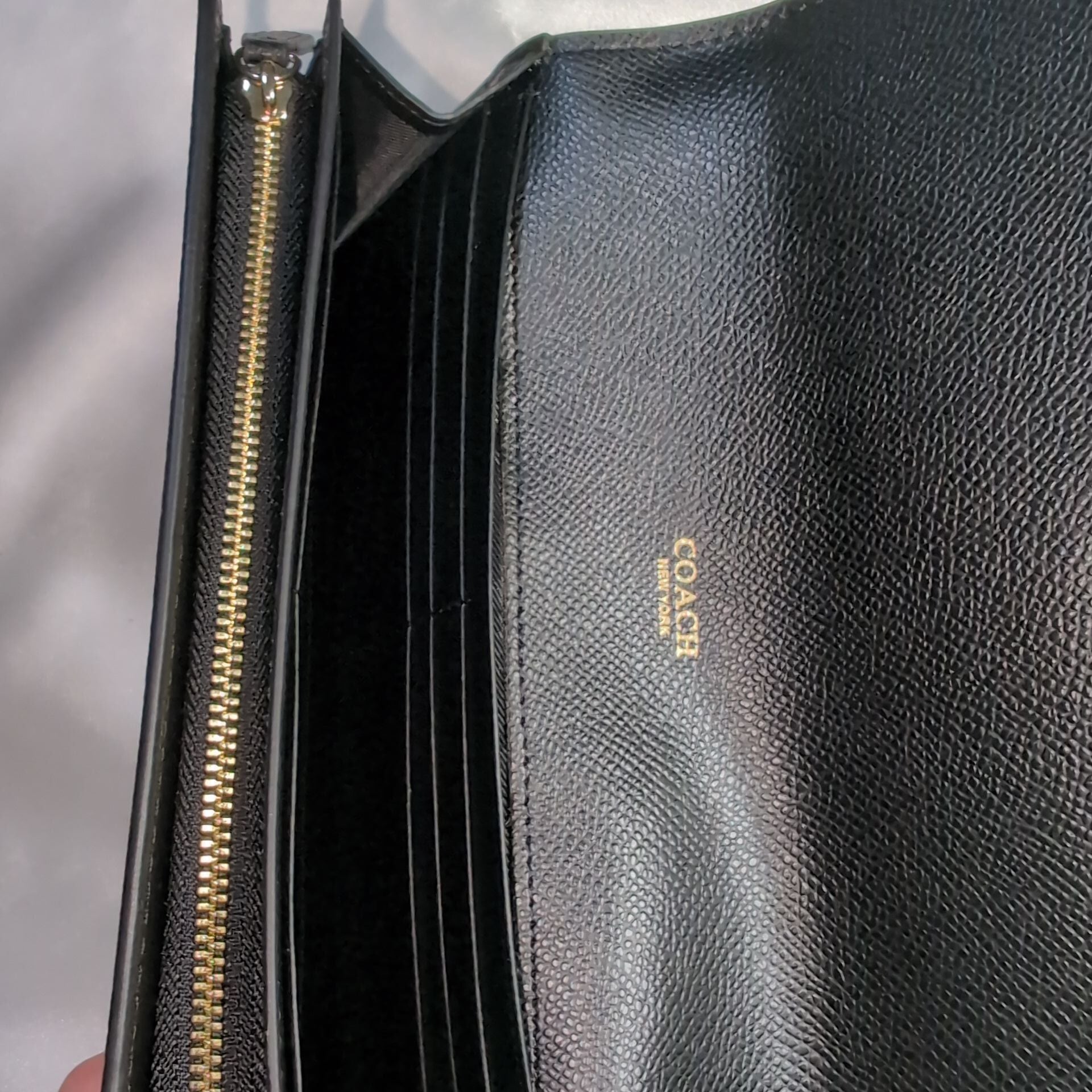 COACHコーチ シグネチャー スリム エンベロープ ウォレット長財布