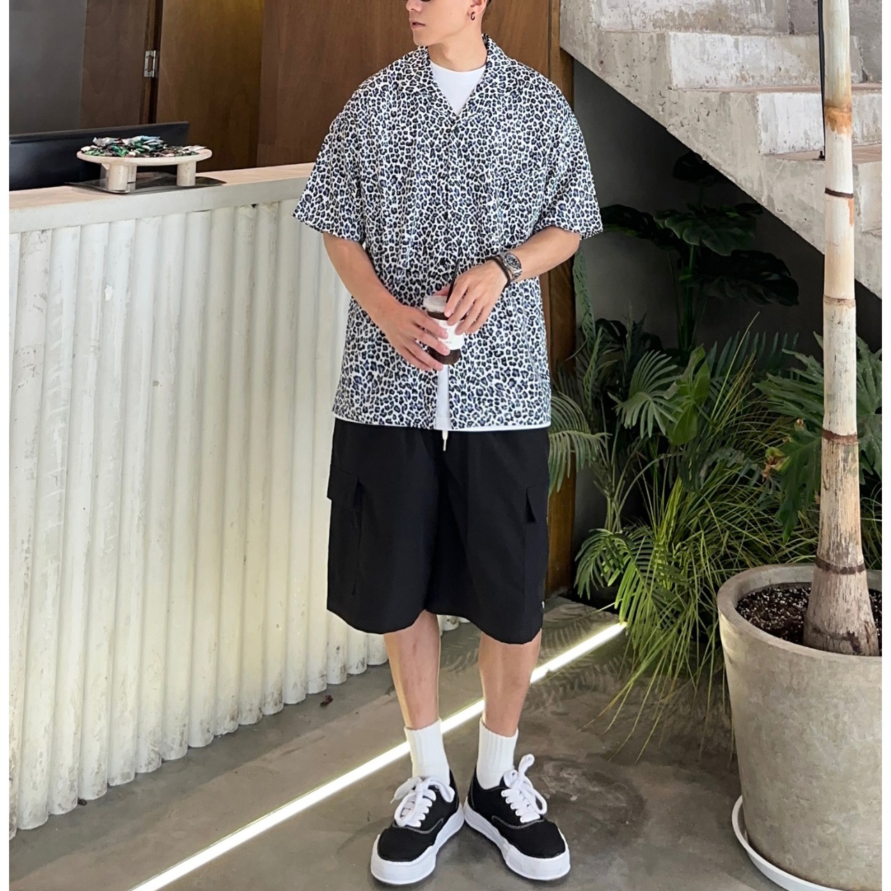 Leopard pattern shirt 0700 - 4