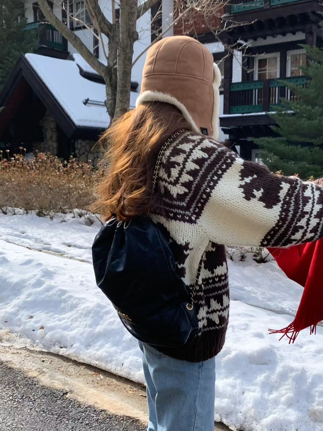 (OUNCE) handmade maple cowichan cardigan