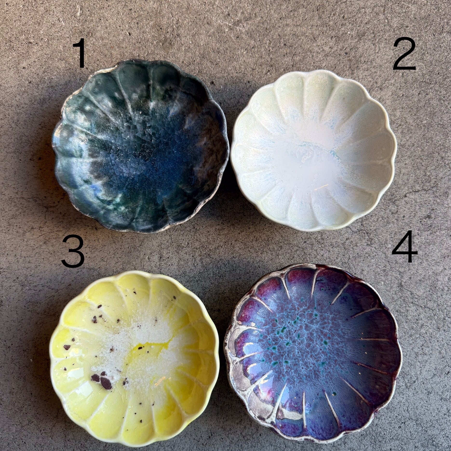 陶器皿セット 6点　梅本勇　使用済み　一点モノ BASIC AND ACCENTなんばパークス POPUPのお知らせ】 梅本勇 展 11.3