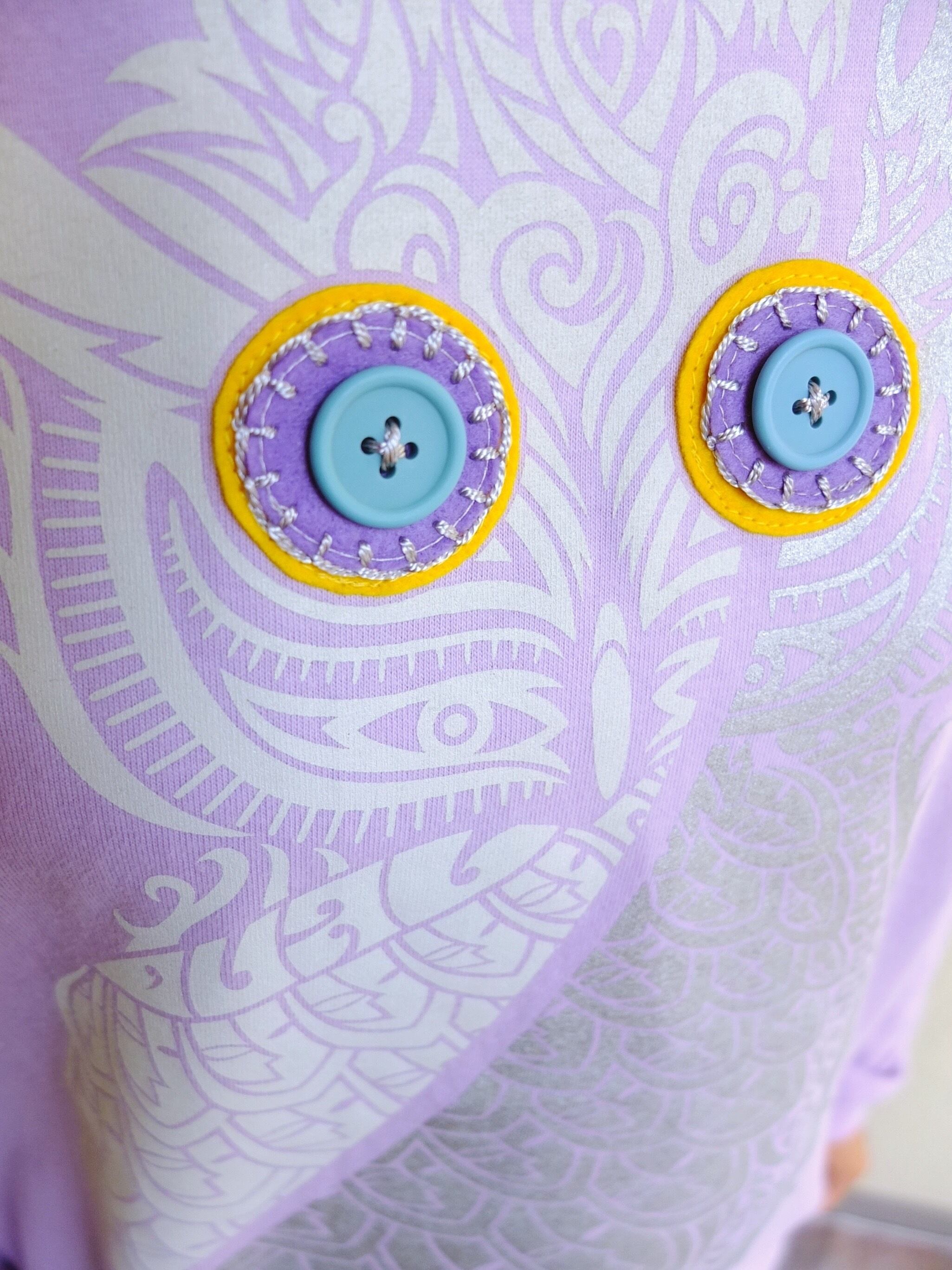 福/LOWの長袖Tシャツ C/#ぱうだーぱーぷる