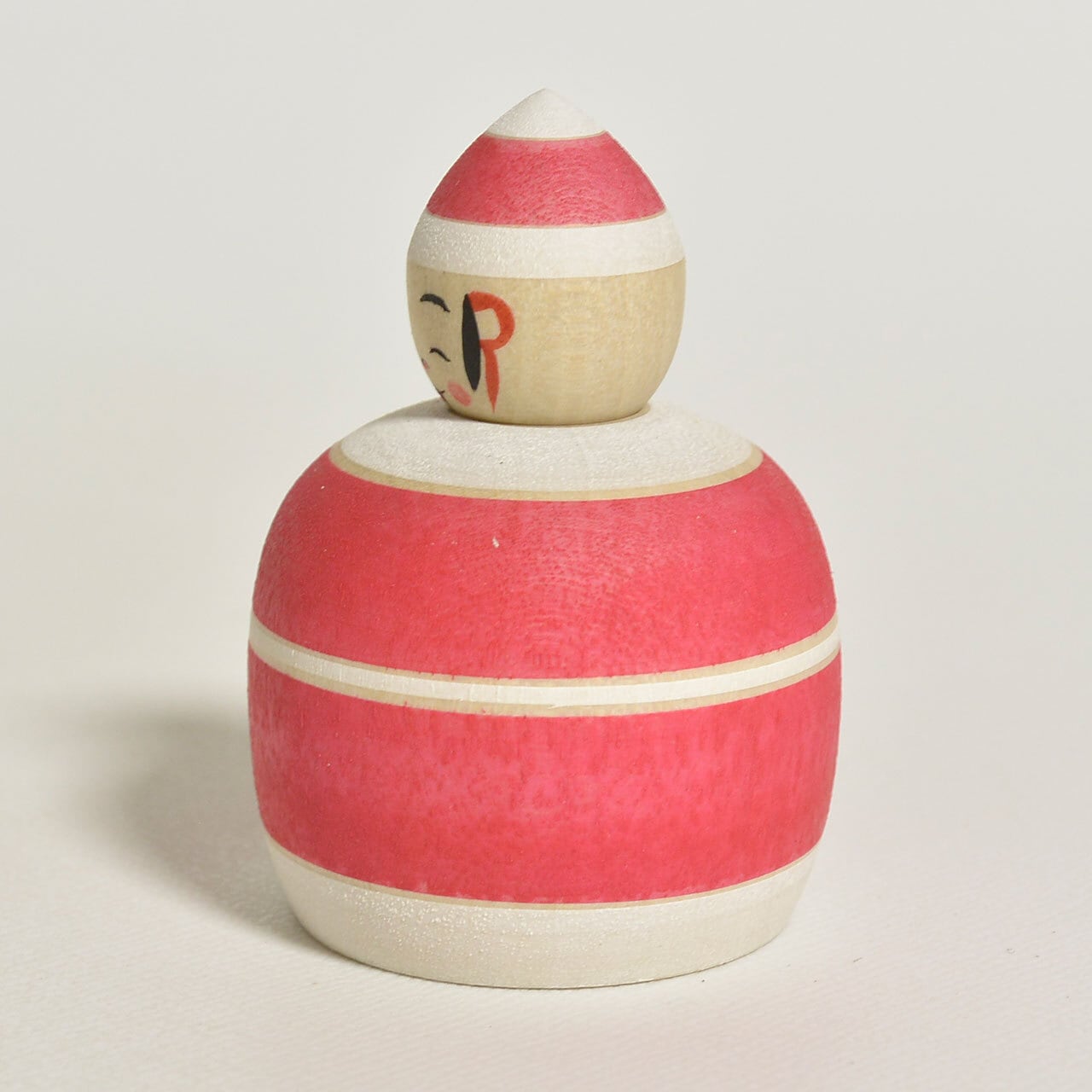 クリスマスえじこちゃんこけし 約1.5寸 約4.5cm 鈴木明 工人（作並系