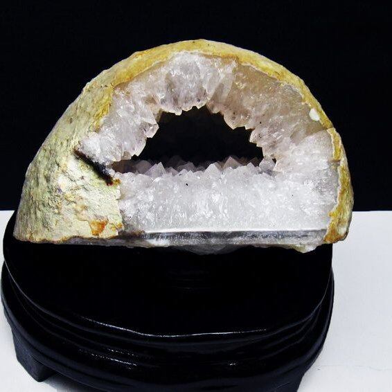 2.2Kg アゲート ジオード 原石 台座付属 一点物 191-497