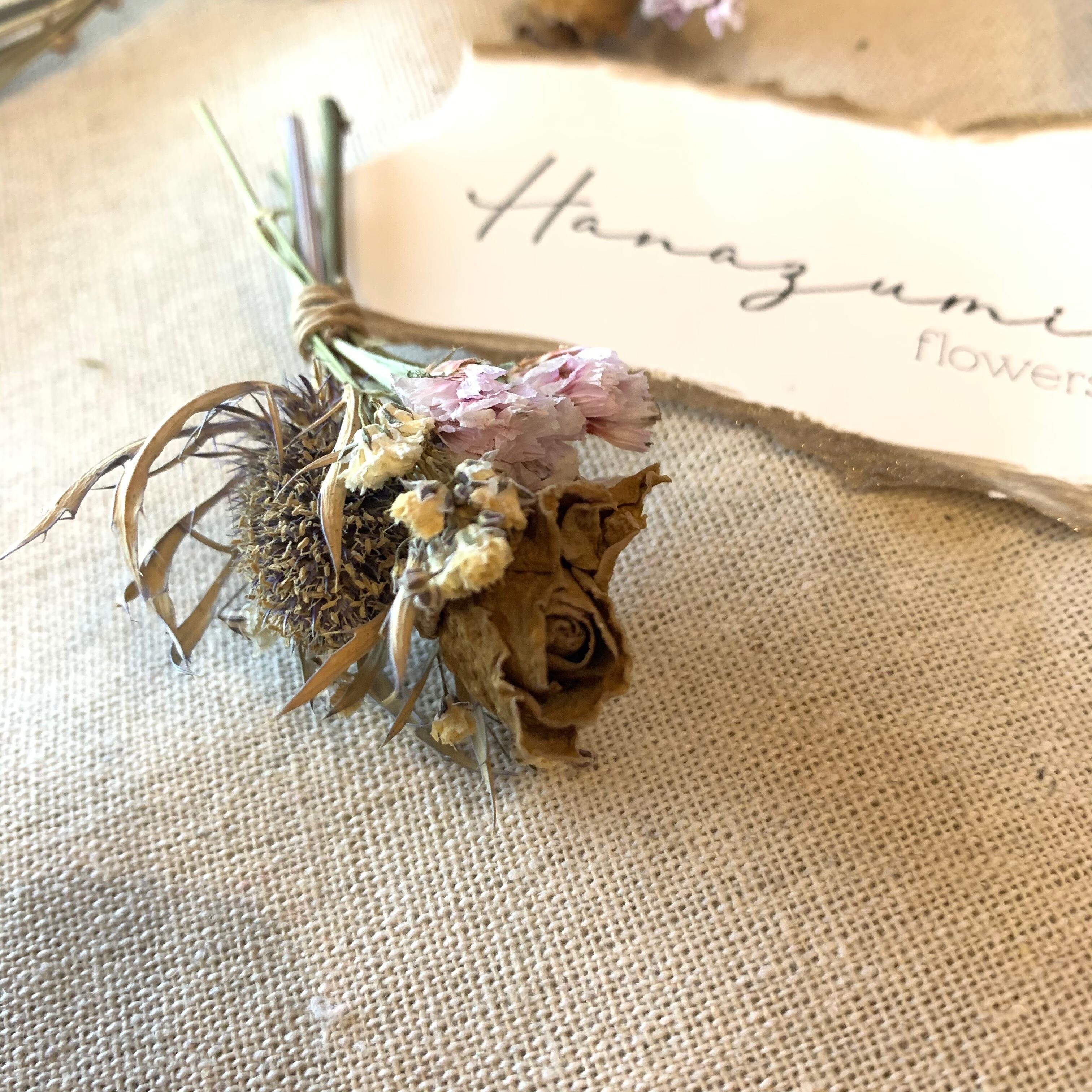 ドライフラワースワッグ 月桂樹と秋紫陽花