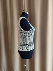 floral design crochet tops-5164-2