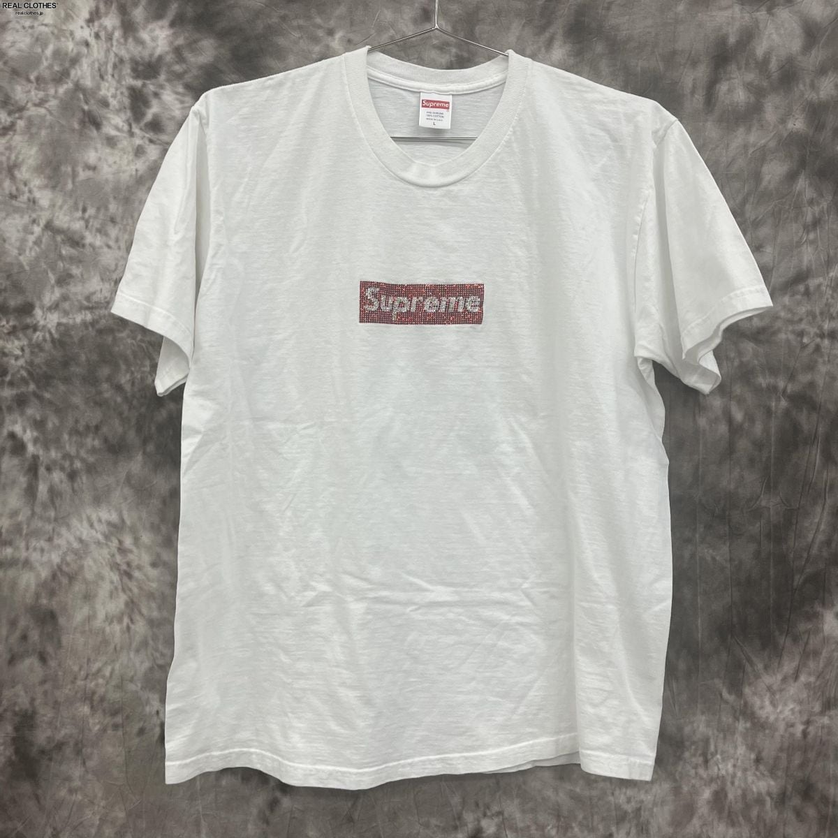 Supreme×Swarovski/シュプリーム×スワロフスキー【19SS】Box Logo Tee ...