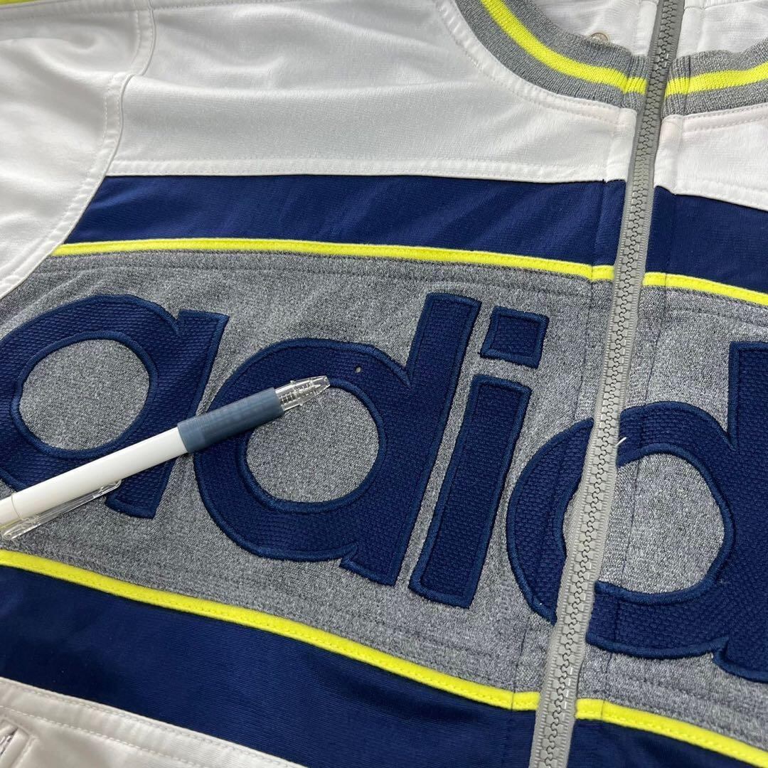 アディダス adidas トラックジャケット ジャージ 90s 黒タグ 古着