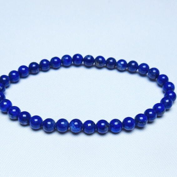 ラピスラズリ ブレスレット 5mm 一点物 メール便可 [M便 1/10] 111-48443