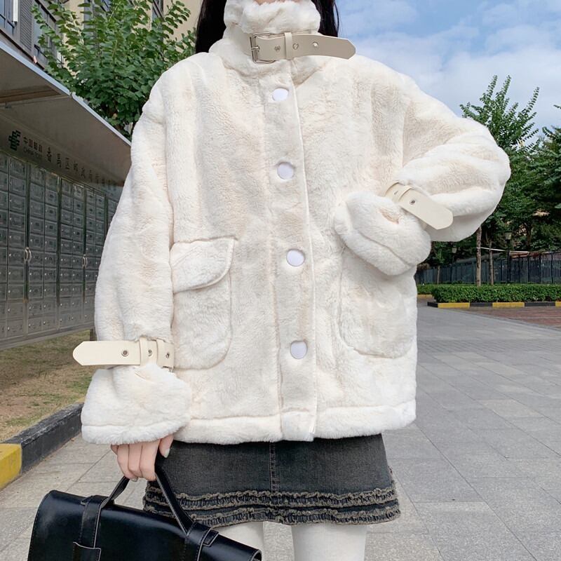 ウールカラージャケット ウィンタールーズベルベット コットン 冬物 萌量不足75171585259