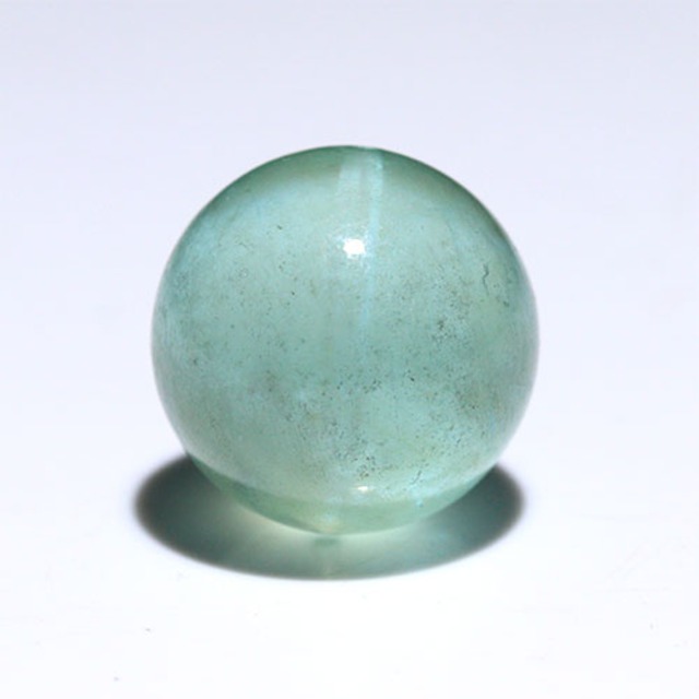 〔Z65-2〕希少 約15mm グリーンアクアマリン Green Aquamarine 粒売り グリーンベリル
