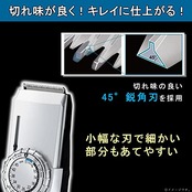 パナソニック ヘアカッター バリカン ショートヘア対応 充電・交流式 シルバー調 ER-GC74-S