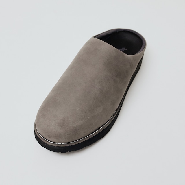Clog Sandals  SS-3001   GRAY  (RAW LEATHER RESET CLOG)