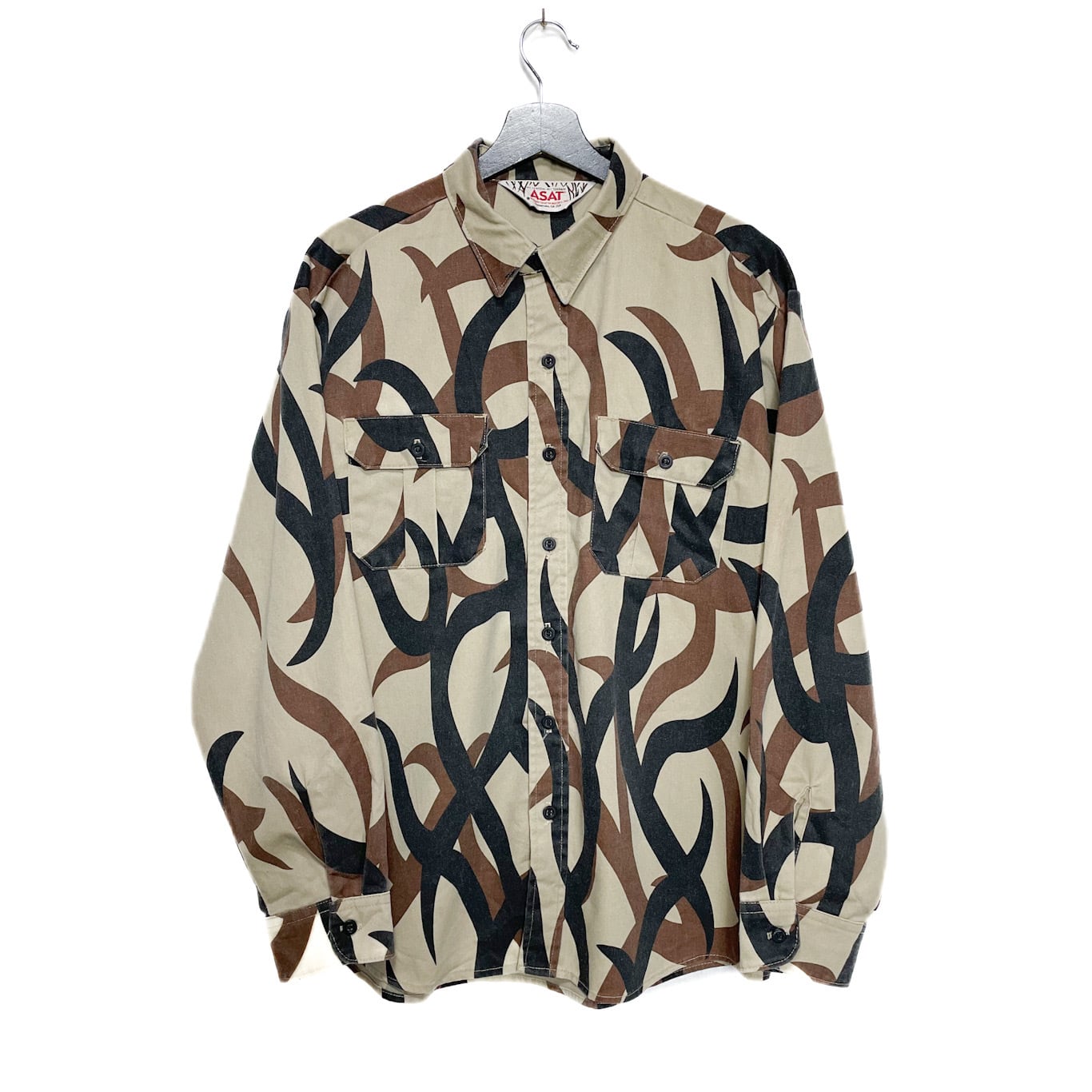 韓国軍 実用 ワッペン付き バクテリア アメーバカモ 迷彩 カモフラ