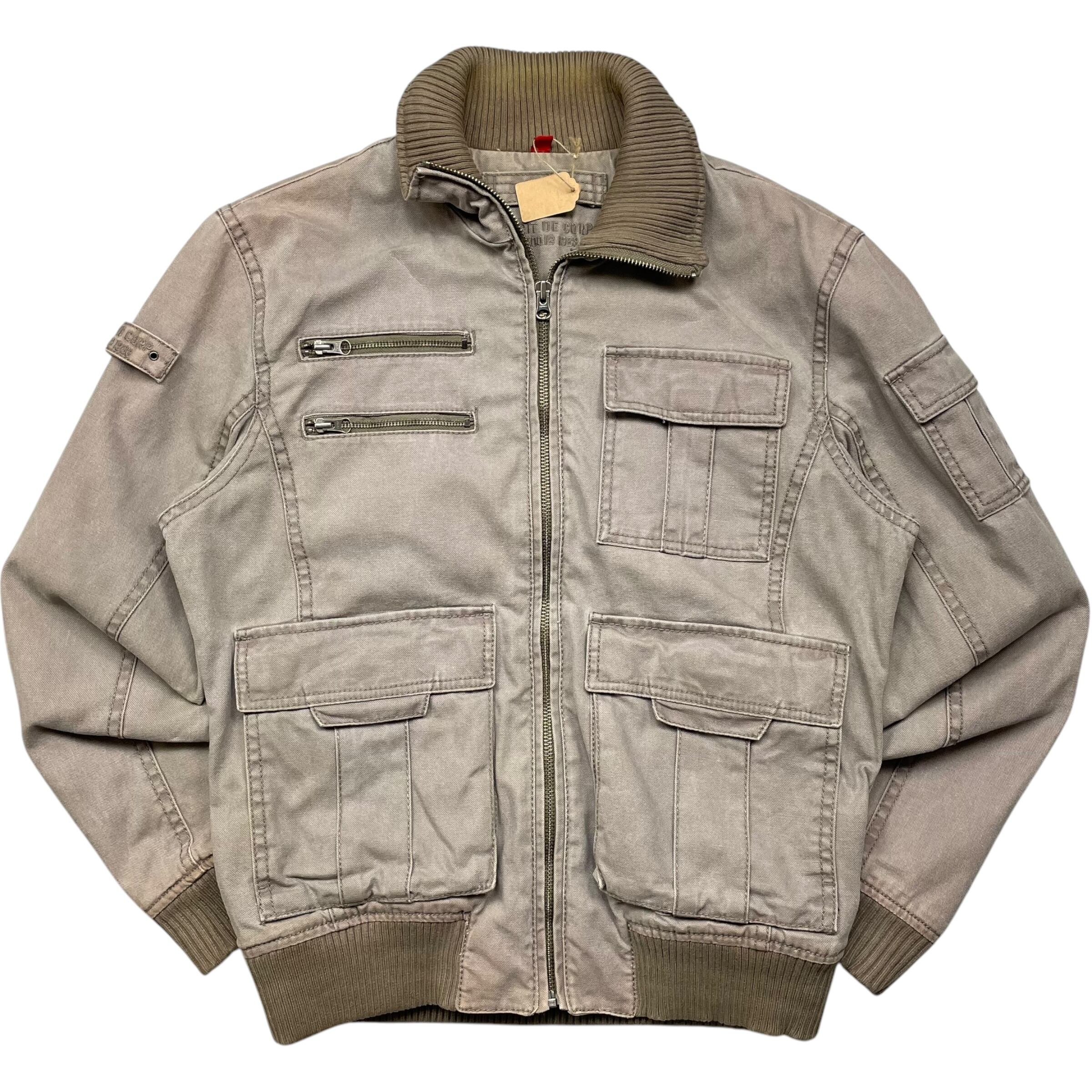 《L》ESPRIT DE CORP ダックジャケット グレー no.5253