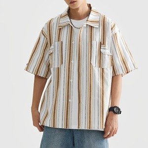 Coastal Drift Button-Up Shirt [1540]