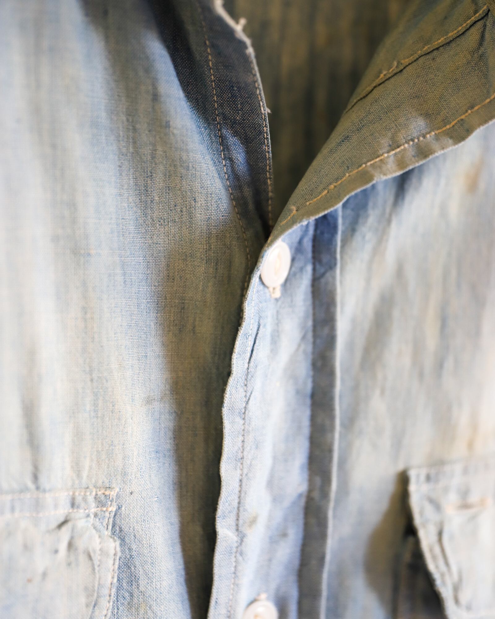 希少】50s BIG MAC special vintage chambray shirt big size made in
