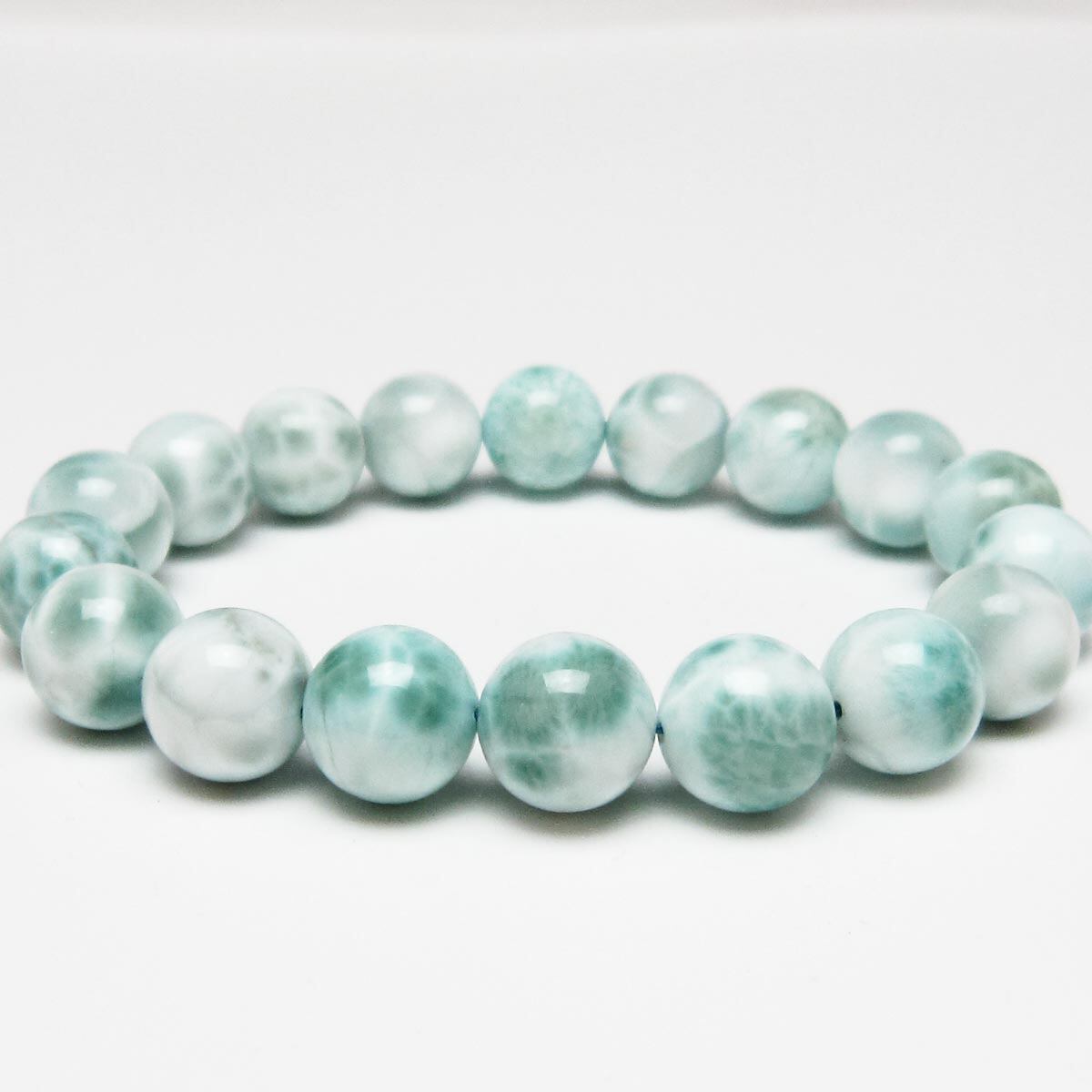 ラリマー ブレスレット 12mm 一点物 111-56514