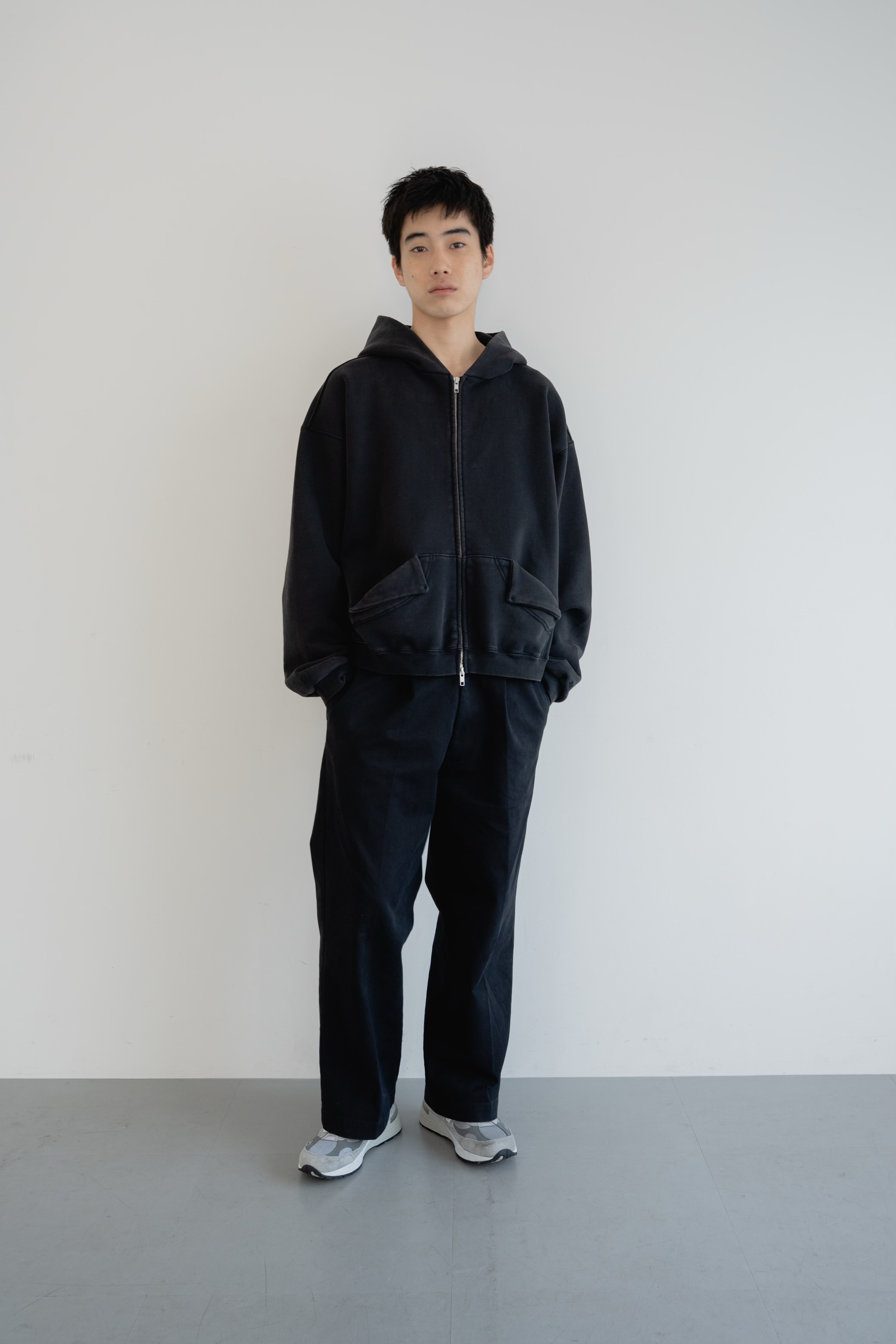 ジャケット・アウター philme fade cotton jacket / black1 fade cotton zip hoodie | philme