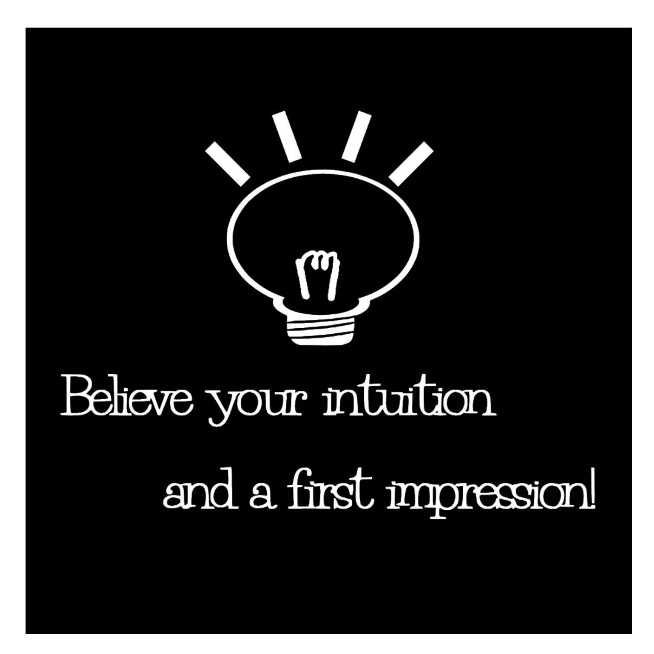 ウォールステッカー 名言 白 マット 英字 言葉 Believe your intuition