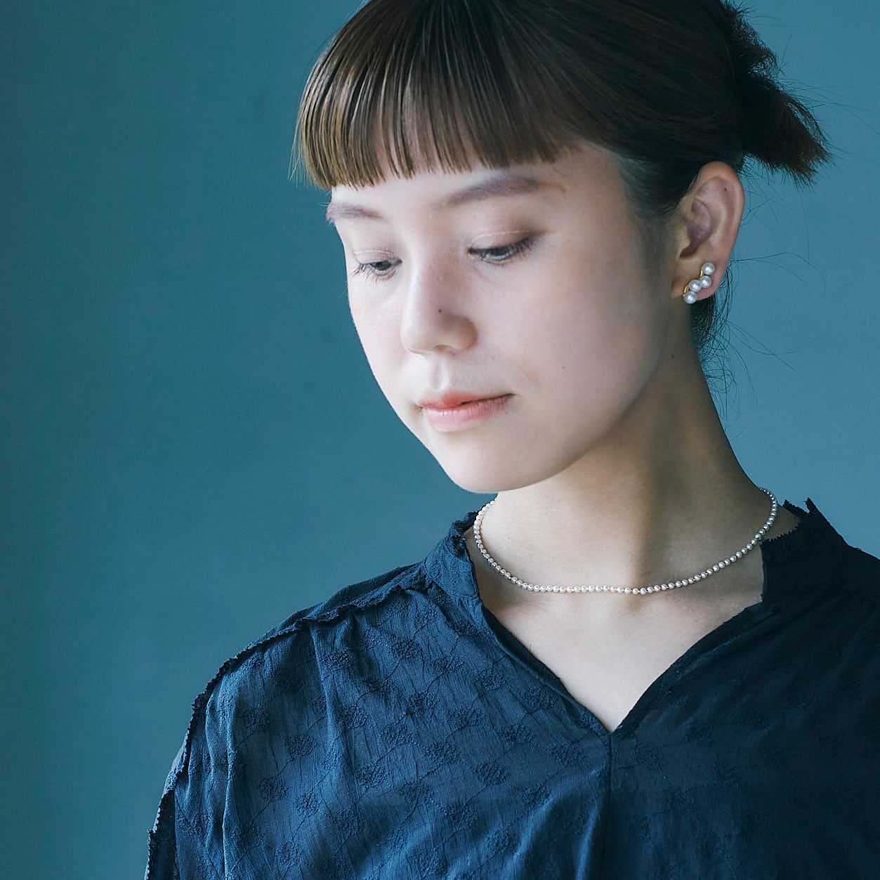 試着のみの美品！！ciika poppy ネックレス poppy ネックレス S ゴールド | ciika