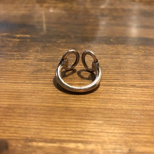 Hermes Vintage Ring エルメス リング カリヌ シルバー 50 Number12