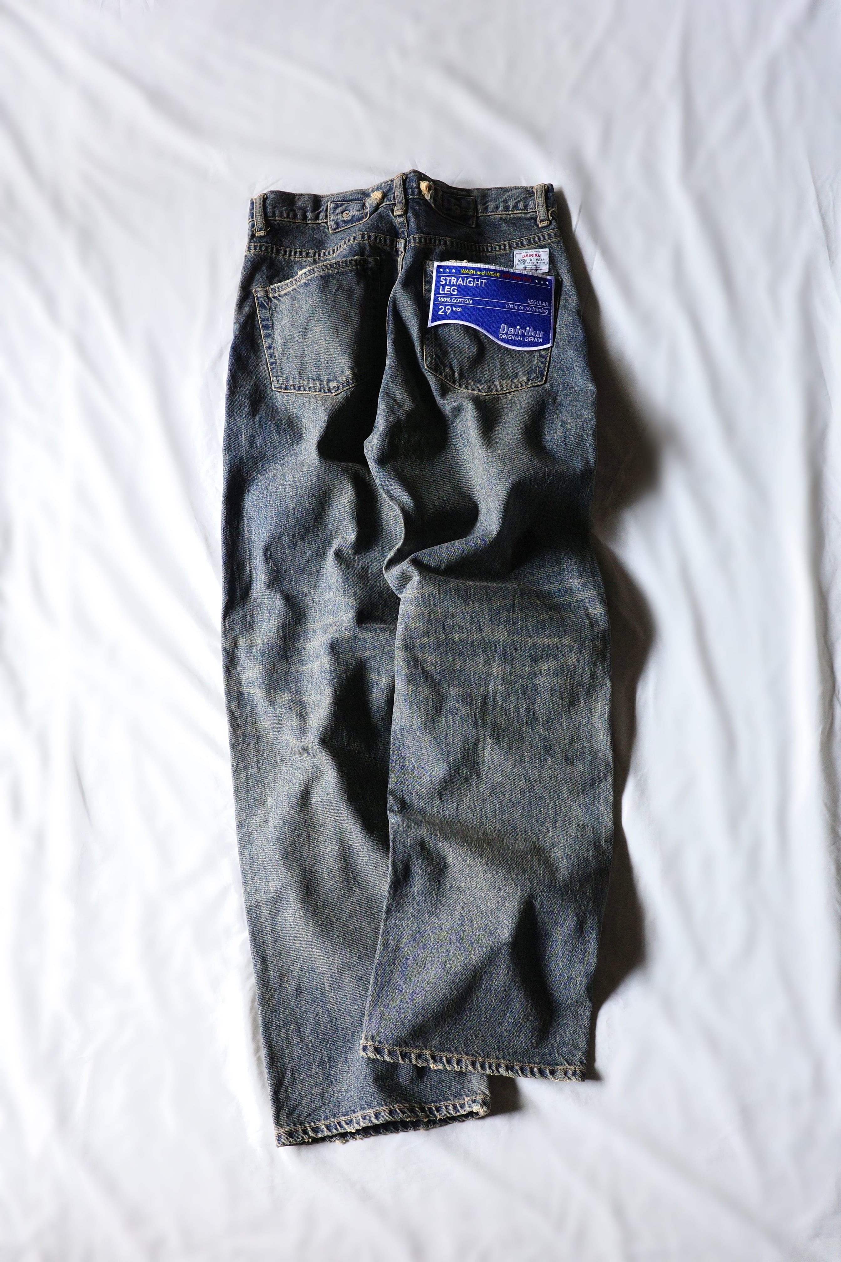 DAIRIKU 【”Straight” Vintage Denim Pants -Indigo-】