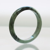 【内径 約57.5mm】 komaru  翡翠バングル A貨翡翠 jd_bg1550