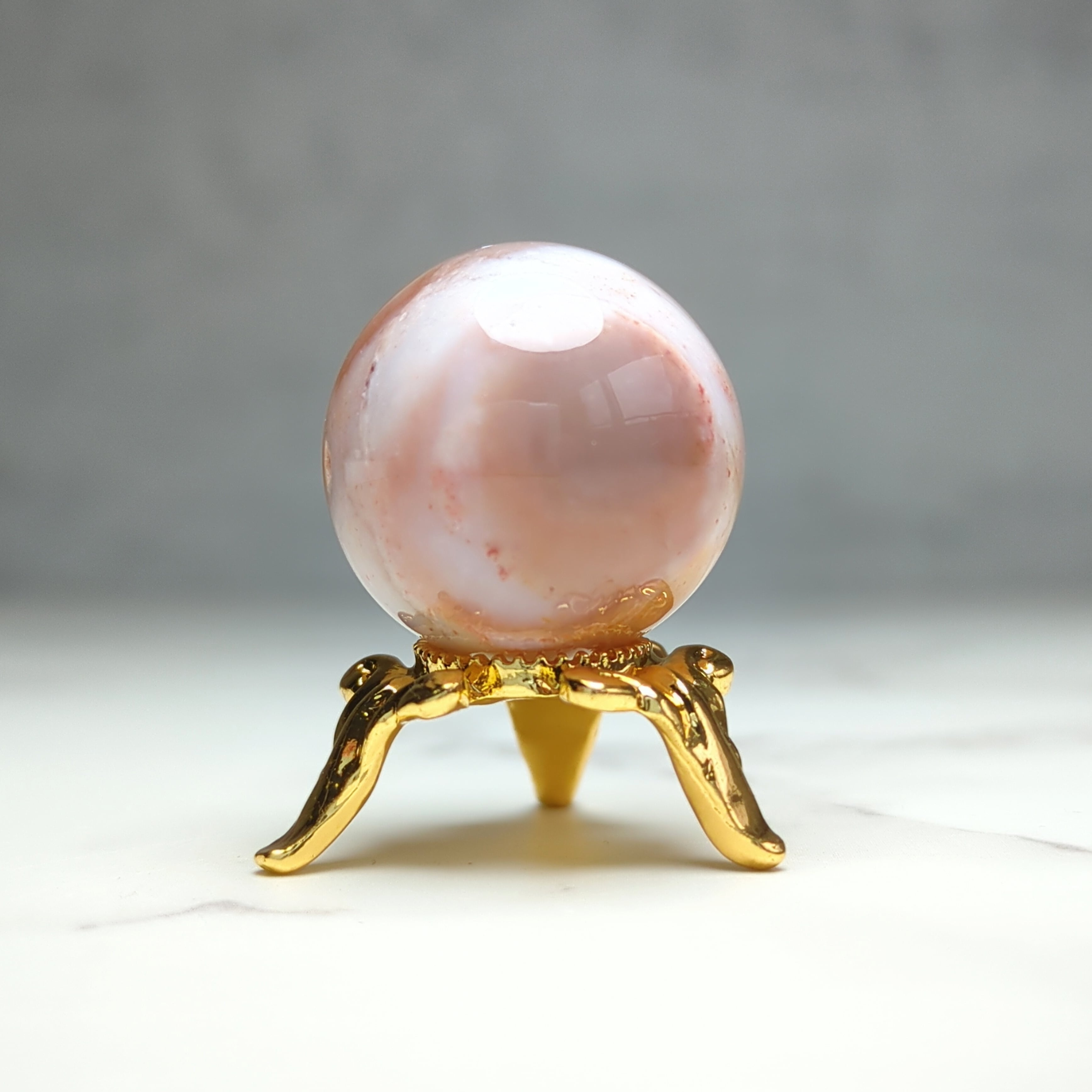 ペトリファイドウッドのミニスフィアNo.1 Φ20mm | ほしあかり 天然石のお店
