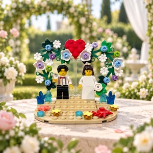 カスタムミニフィギュア  wedo オリジナルカスタム品  ウェルカムスペース ギフト