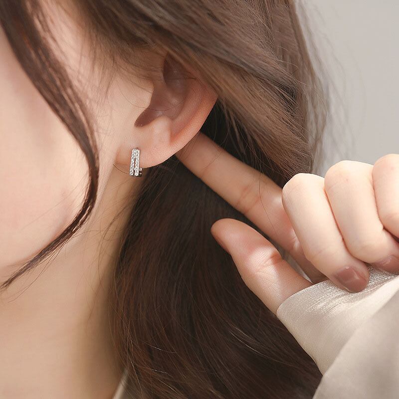 S925ピアス Pierce スクエア