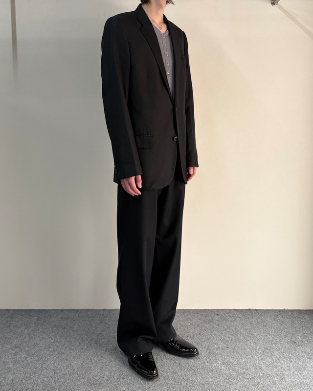 【jean paul gaultier homme】no-pleat wide straight trousers