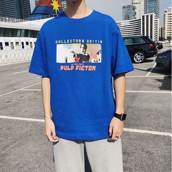 全3色 Tシャツ カットソー プリント カジュアル 韓国風