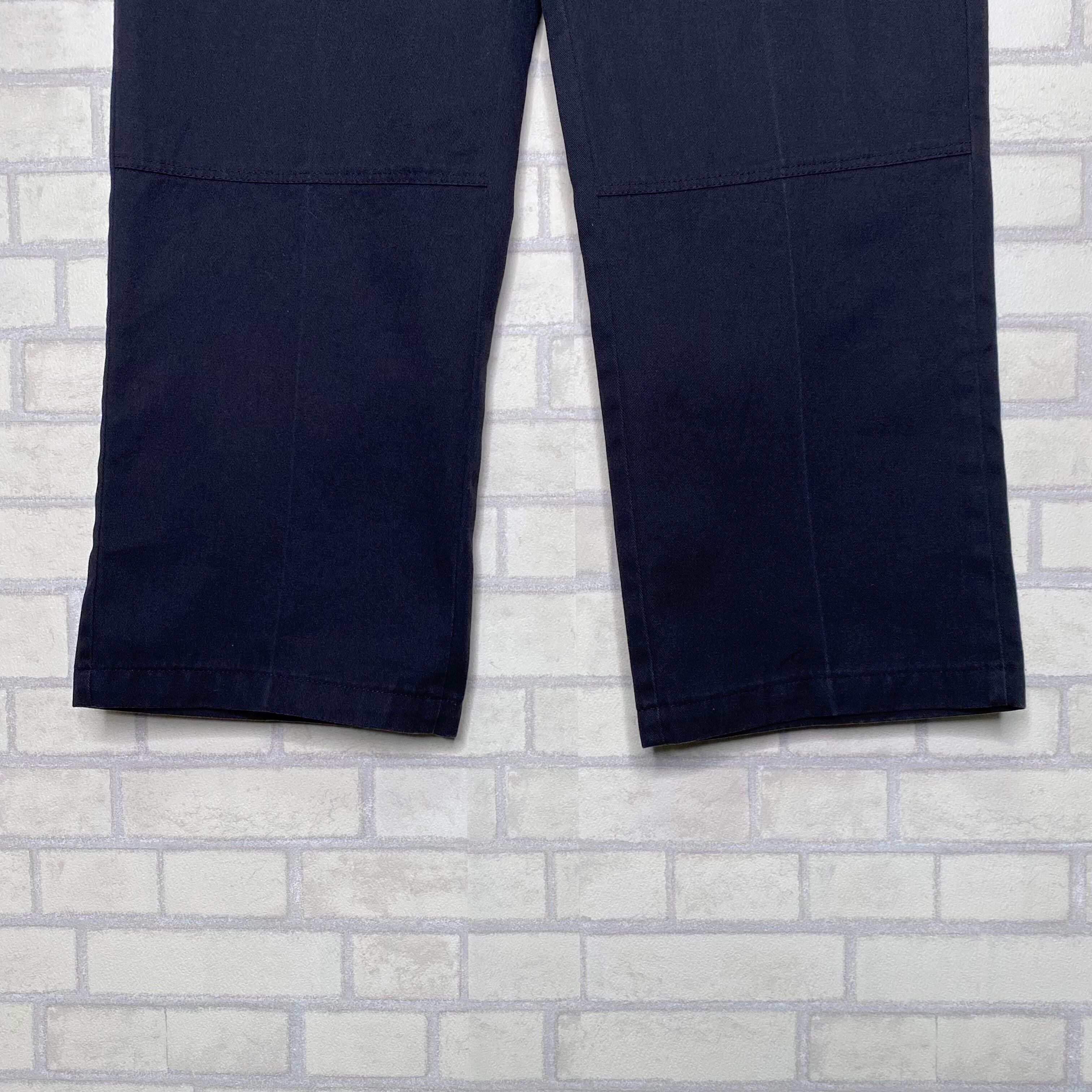 ダブルニー】Dickies ワークパンツ W34×L32 ブラック 状態良好 | 古着 