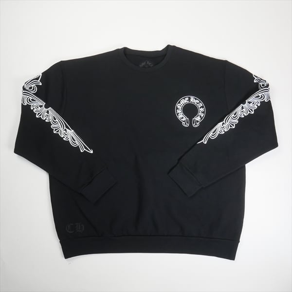 Size【M】 CHROME HEARTS クロム・ハーツ HORSESHOE CREW SWEAT BLACK