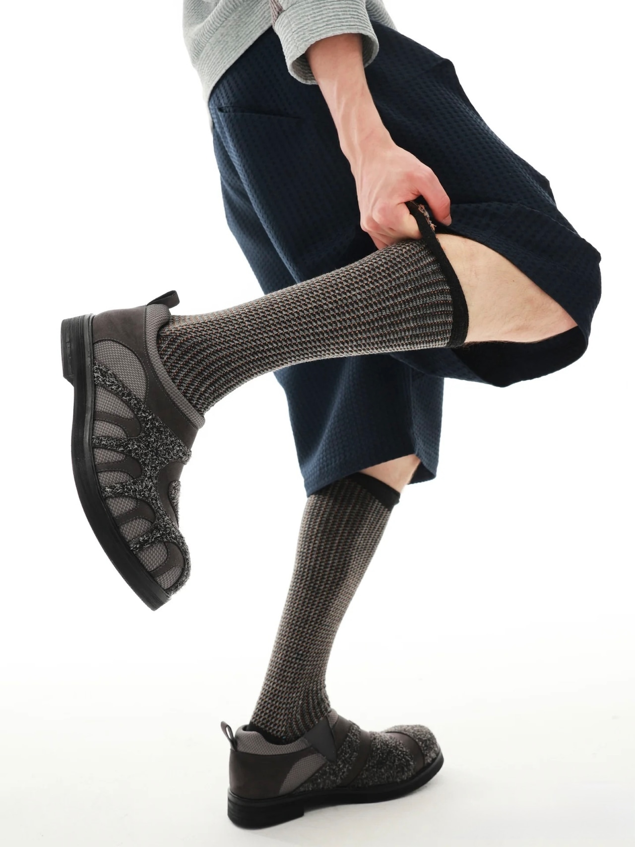 54A0 × musaafeer Medusa Cowhide Deconstructed Shoes