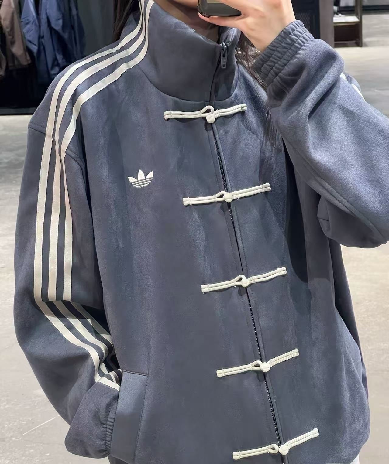 adidas 2XL CTT 3.1 チャイナジャケットKR0295 アディダス adidas】大人気☆アディダス 中国チャイナトラックジャケット (adidas