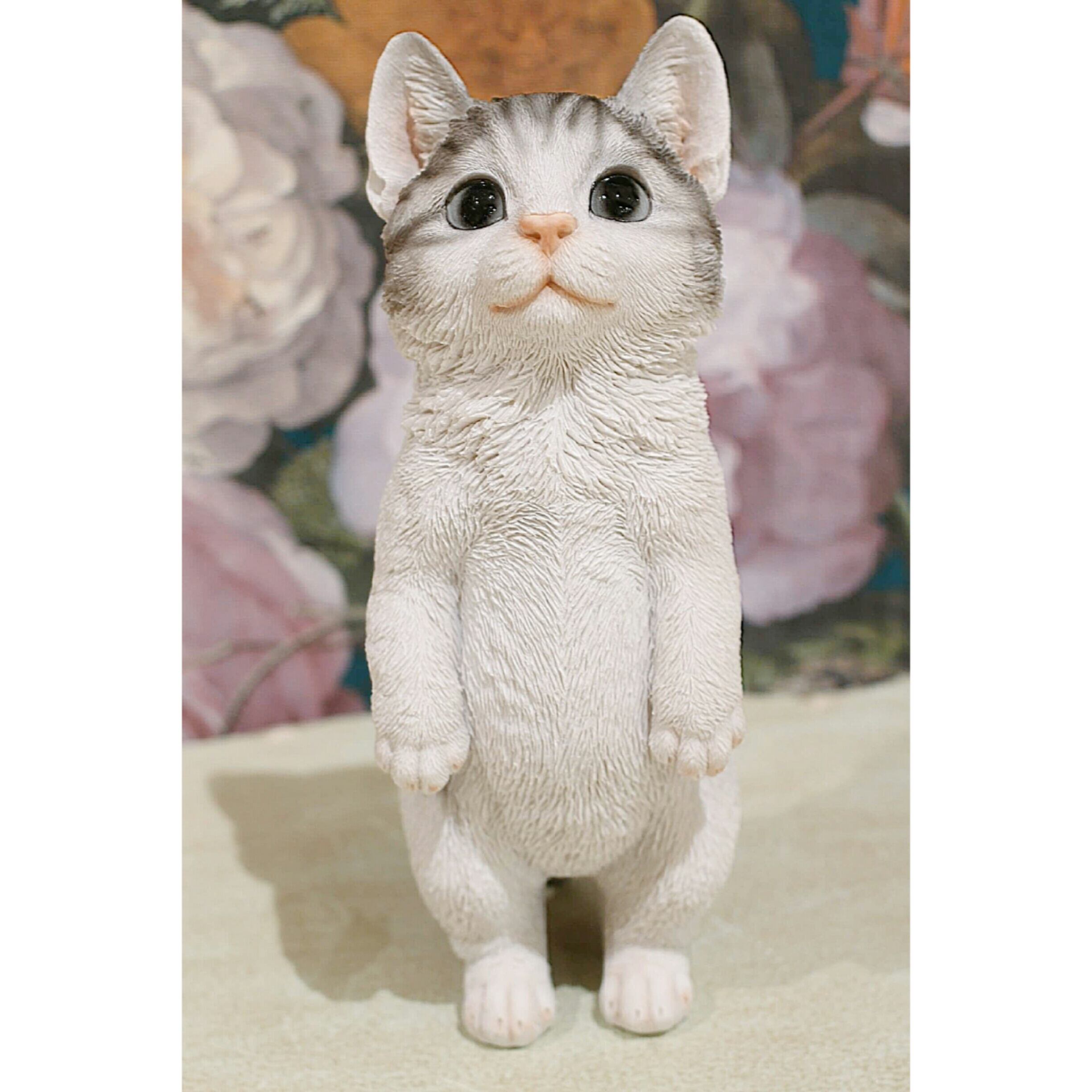 サバ白 ネコオブジェ K Type 猫 置物 ネコ雑貨 浜松雑貨屋c0pernicus C0pernicus コペルニクス 浜松雑貨屋