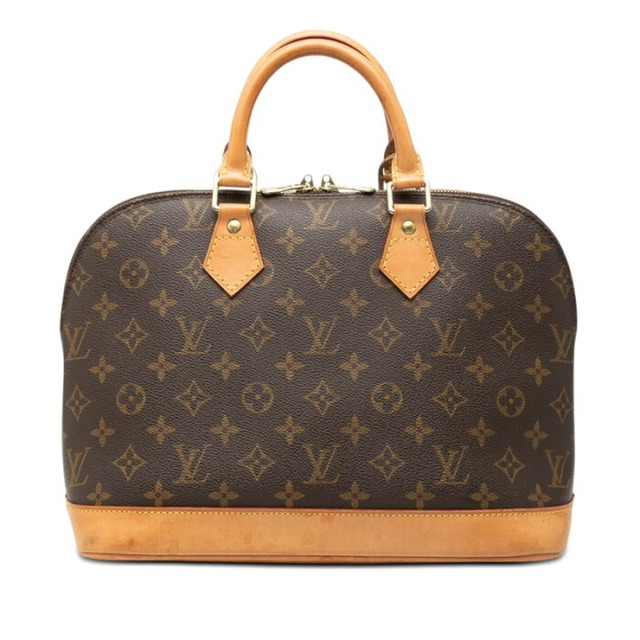 ルイ ヴィトン モノグラム アルマ ハンドバッグ M51130 ブラウン PVC レザー レディース LOUIS VUITTON 【中古】