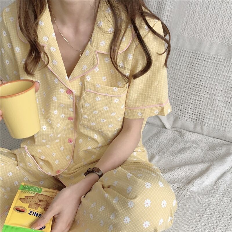 フローラルレディースサマースタイル薄手オータム コットン 夏物 秋物 花柄 萌量不足2315213369