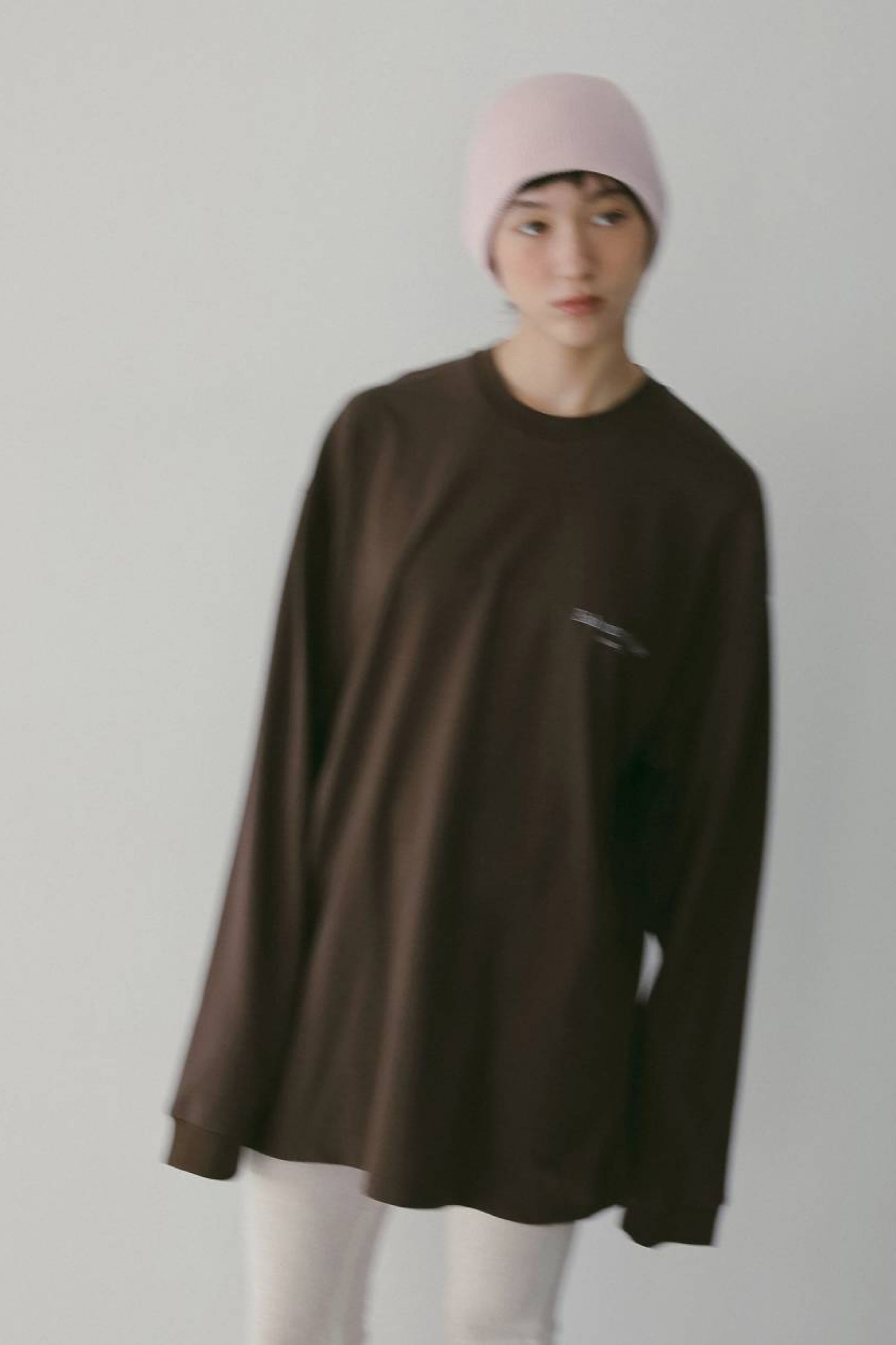 ànuke Logo Long T-Shirts ロゴロングTシャツ Brown