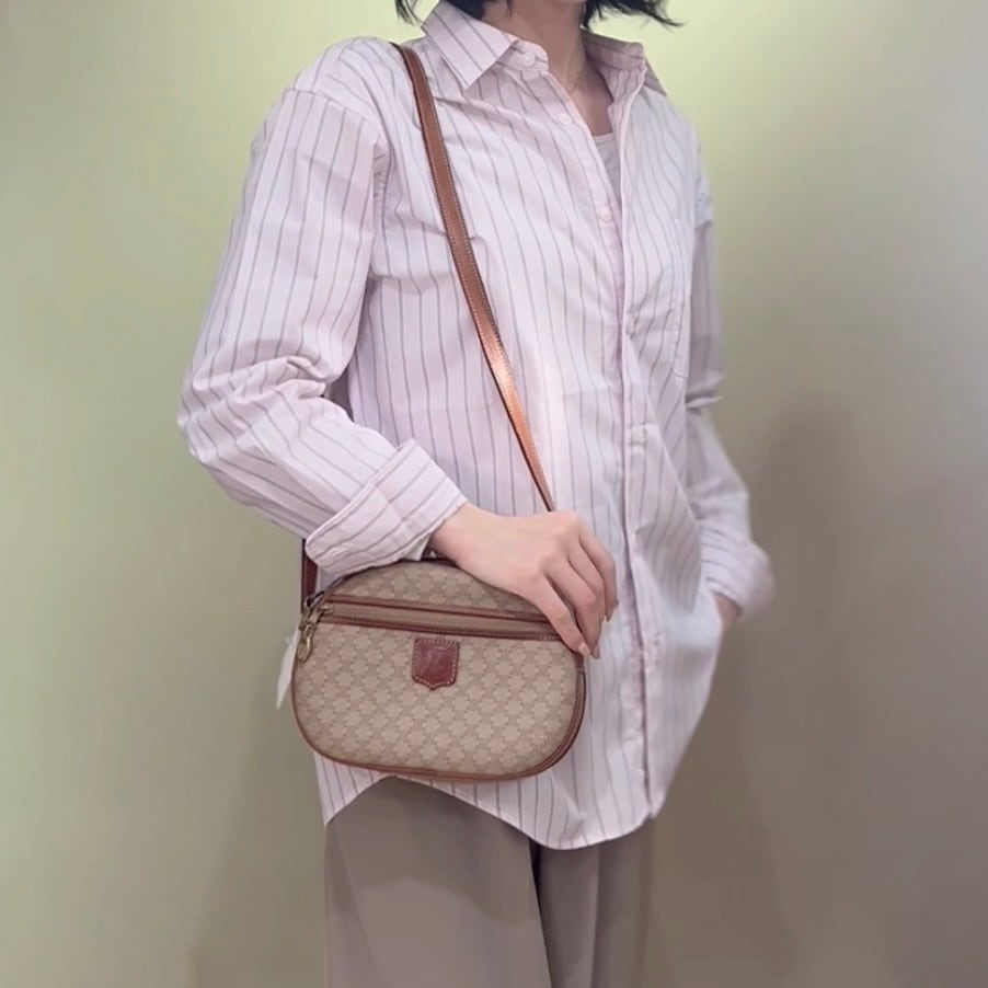 CELINE】1864 VINTAGE CELlNE ヴィンテージ マカダム柄 ショルダー