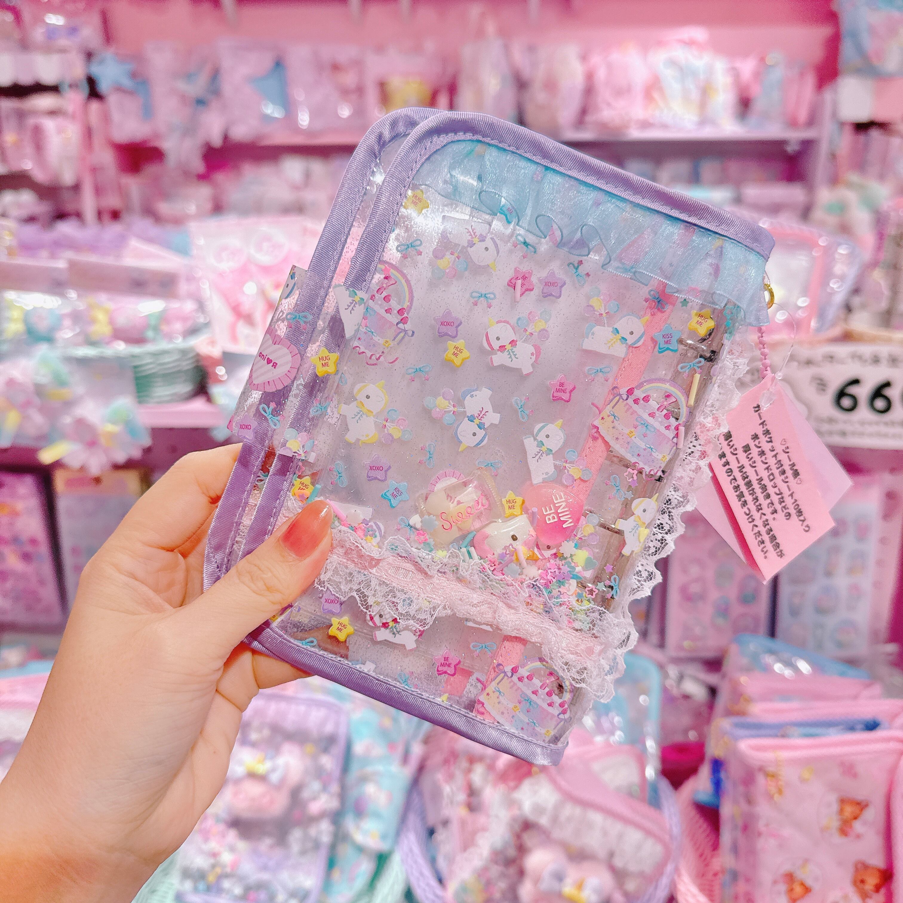 【E7】156-8ぬいぐるみ付シール帳(6穴)