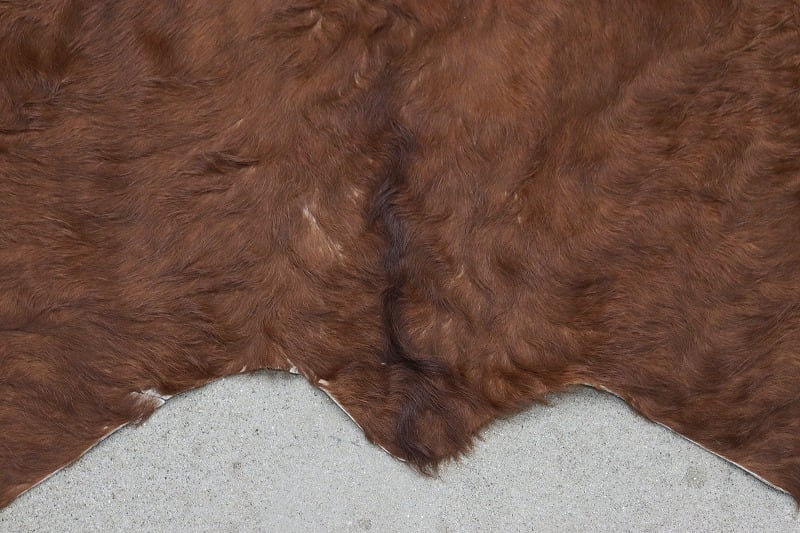 牛革 本革 カウラグ 220×197 カーペット 絨毯 敷物 大判 毛皮 牛革 本革 カウラグ 220×197 カーペット 絨毯 敷物 大判 毛皮 ブラウン