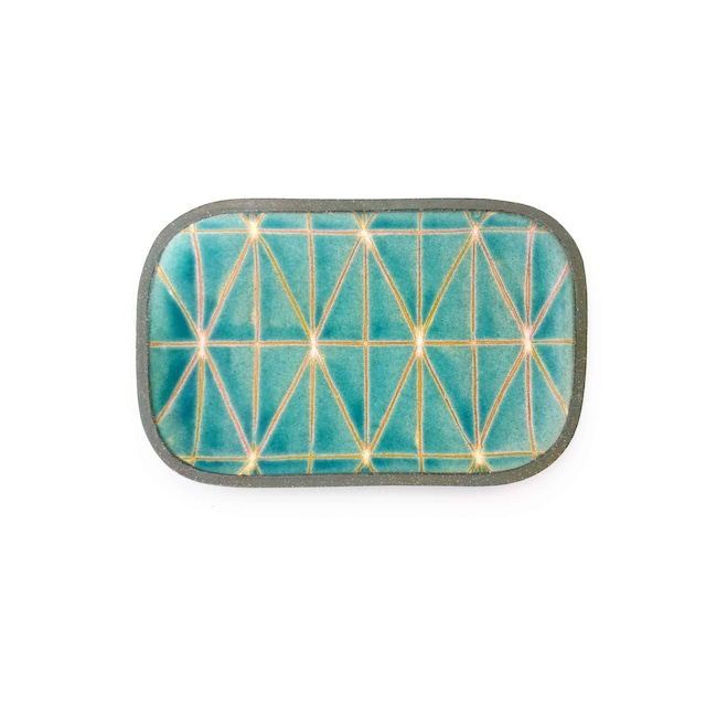 【一翠窯】長方皿小 シャングリラ トルコ [やちむん]