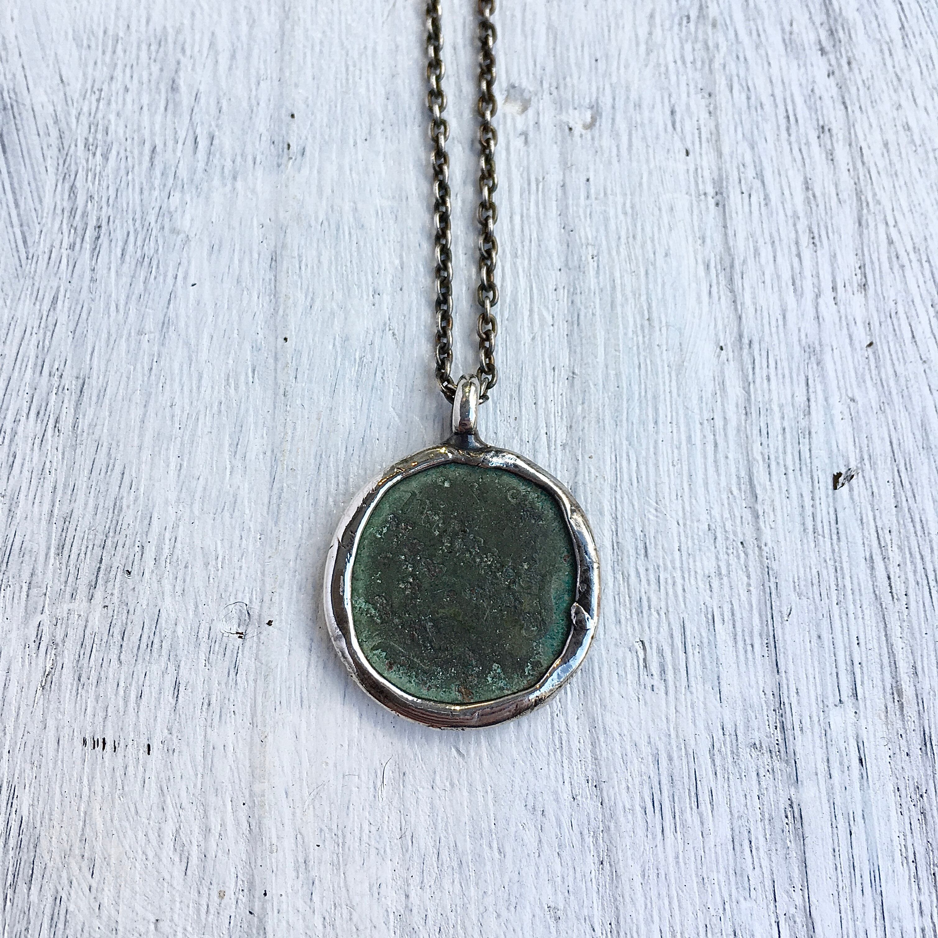 古びたコインが生まれ変わったペンダント」一点物silver925 | theK